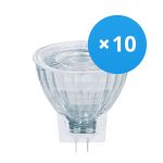 Flerpack 10x Ledvance Performance LED Spot Reflektor GU4 MR11 4.2W 345lm 36D - 840 Kallvit | Ersättare 35W