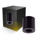 Bright Choice LED Spot Svart Runda | IP20 - GU10 Fitting