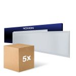 Flerpack 5x Noxion LED Panel Ecowhite V4.0 28W 3360lm - 830-840-865 CCT | 120x30cm - UGR <19