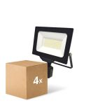 Flerpack 4x Noxion LED Strålkastare Beamy G3 50W 5500lm 110D - 840 Kallvit | IP44 - Rörelse- och Ljussensor - Symmetrisk