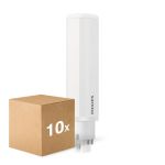 Flerpack 10x Philips CorePro PL-C LED 6.5W 700lm - 830 Varm Vit | 4-Stift - Ersättare 18W