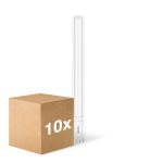 Flerpack 10x Philips CorePro PL-L LED Lampa EM/Mains 16.5W - 840 Kallvit | 4-Stift - Ersättare 36W
