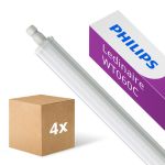 Flerpack 4x Philips LED Allmänbruksarmatur Vattentät Ledinaire WT060C 15W 1800lm - 840 Kallvit | 60cm 