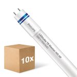 Flerpack 10x Philips LED Rör T8 MASTER (HF) High Output 8W 1050lm - 840 Kallvit | 60cm - Ersättare 18W