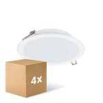 Flerpack 4x Philips LED Downlight Lediniare DN065B Meta lVit 12W 1200lm 110D - 830-840-865 CCT | 175mm - Utskärning   150mm - IP20