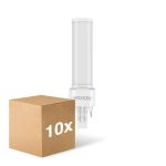 Flerpack 10x Noxion Lucent PL-C LED 3.6W - 840 Kallvit | 2-Stift - Ersättare 10W