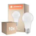 Flerpack 10x Ledvance Classic LED E27 Päron Matt 8.8W 806lm - 827 Extra Varm Vit | Dagsljus Sensor - Ersättare 60W