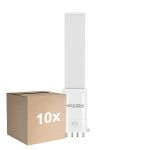 Flerpack 10x Noxion Lucent PL-S LED  4.3W - 827 Extra Varm Vit | 4-Stift - Ersättare 9W