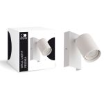 D'Lite Vägglampa Prisma Metall Vit | IP20 - Passande för 1x GU10