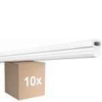 Flerpack 10x Ledvance LED Allmänbruksarmatur Linear Kompakt High Output 10W 1000lm - 830 Varm Vit | 60cm