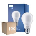 Flerpack 10x Philips Classic LED Lampa E27 Päron Matt 4.5W 470lm - 827 Extra Varm Vit | Ersättare 40W