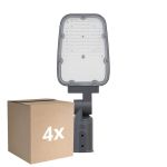 Flerpack 4x Ledvance LED gatubelysning Area Value Liten SPD Aluminium Grå 30W 3900lm 160x58D - 730 Varm Vit | IP66 - Symmetrisk