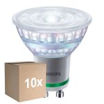 Flerpack 10x Philips MASTER LED Spot Classic GU10 PAR16 2.1W 375lm 36D - 830 Varm Vit | Ersättare 50W