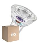 Flerpack 6x Osram LED Spot GU10 PAR16 4.7W 850lm 100D - 827 Extra Varm Vit