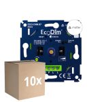 Flerpack 10x EcoDim.07 LED Dimmer Matter Tryck/Vrid 0-250W (RLC)