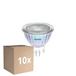 Flerpack 10x Noxion LED Spot Reflektor GU4 MR11 2.8W 184lm 36D - 927 Extra Varm Vit | Bästa Färgåtergivning - Dimbar - Ersättare 20W