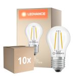 Flerpack 10x Ledvance Classic LED E27 Päron Filament Klar 1W 136lm - 827 Extra Varm Vit | Ersättare 15W