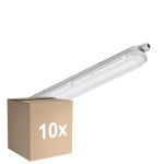 Flerpack 10x Philips LED Allmänbruksarmatur Vattentät Coreline 25W 4000lm - 840 Kallvit | 60cm - Ersättare 2x18W
