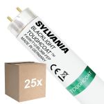 Flerpack 25x Sylvania Blacklight BL368 T12 Toughcoat 40W - 368 UV | 120cm