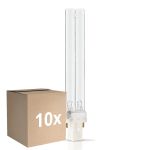 Flerpack 10x Philips PL-S 9W - UV-C | 2-Stift