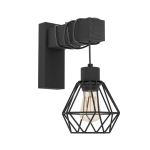 Eglo Vägglampa Townshend 5 Trä Svart | Passande för E27
