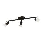 Eglo Taklampa Buzz-LED Stål Svart 3x2.8W 3x250lm - 830 Varm Vit | IP20 - Inkl. 3x GU10