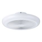 Eglo Takfläkt Sayulita 1 ABS Vit 25.3W 820lm - 827-865 Justerbar Vit + RGB | Dimbar