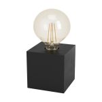Eglo Bordslampa Prestwick 2 Trä Svart | IP20 - Passande för 1x E27 