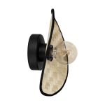 Eglo Vägglampa Marywell Stål Svart | IP20 - Passande för 1x E27 