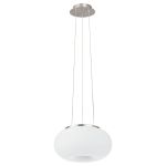 Eglo Pendellampa Optica Stål Satin Nickel | Passande för 2x E27