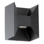 Eglo Vägglampa Morino Utomhus Aluminium Antracit/Grafit Up & Down  5W 460lm - 830 Varm Vit