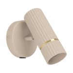 Eglo Vägglampa Caminia Stål Slipad 4.7W 345lm - 830 Varm Vit | IP20 - Inkl. 1x GU10