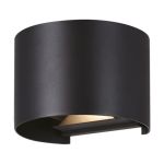 Eglo Vägglampa Calpino 3 Aluminium Svart Up & Down 2W 420lm - 830 Varm Vit | IP54