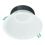 Philips LED Downlight Coreline DN142B Aluminium Vit 9.8W 1200lm 60D - 840 Kallvit | Utskärning   155mm - IP20 - Vit Reflektor