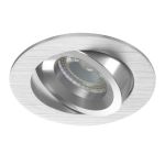 Noxion Infälld Spot Drome MR16 Lutningsbar Aluminium | Utskärning   69mm - GU10 Sockel