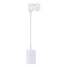 Noxion Skenspot Pendellampa 3-Fas Aluminium Vit | Passande f&ouml;r 1x GU10