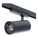 Noxion 3-Fas Sp&aring;rbelysning Delta Aluminium Svart 30W 2250lm 15-55D - 927-930-940 CCT | Zoombar