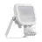 Ledvance LED Strålkastare Aluminium Vit 8W 1200lm 100D - 840 Kallvit | IP65 - Rörelse- Och Ljussensor - Symmetrisk