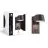 D'Lite Vägglampa Lira Svart 7W 600lm 830 Varm Vit | IP54 - Rörelsesensor