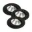 Flerpack 3x Nordlux Spot Fremont Metall Svart 4.5W 345lm 36D - 827 Extra Varm Vit | 85mm - IP23- Dimbar
