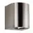 Nordlux Canto 2 Vägglampa Rostfritt Stål Up & Down - 10.6W 500lm - 830 Varm Vit | IP44