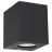 Nordlux Canto Kubi 2 Vägglampa Aluminium och Glas Svart Up & Down - 10.6W 500lm - 830 Varm Vit | IP44