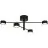 Nordlux Clyde Taklampa 4-Rail Metall Svart 14W 1100lm - 827 Extra Varm Vit | 3-Stegs Dimbar