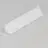 Topmet LED Profil CABI12 E slide - 1m - Complete set - Vit