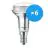 Flerpack 6x Philips Corepro LED Spot E14 R50 2.8W 210lm 36D - 827 Extra Varm Vit | Ersättare 40W
