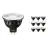 Flerpack 10x Philips Master LED Spot GU5.3 MR16 6.7W 440lm 60D - 930 Varm Vit | Bästa färgåtergivning - Dimbar - Ersättare 35W