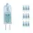 Flerpack 10x Osram 64427 Halostar Starlite 2000 GY6.35 20W 12V 928 | Extra Varm Vit - Bästa färgåtergivning
