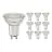 Flerpack 10x Noxion LED Spot GU10 PAR16 4W 345lm 36D - 827 Extra Varm Vit | Dimbar - Ersättare 50W