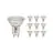 Flerpack 10x Noxion LED spot GU10 PAR16 5.5W 560lm 36D - 830 varm hvid | erstatter 75W
