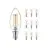 Flerpack 10x Philips MASTER Value LED Kronljus E14 Filament Klar 3.4W 470lm - 927 | Bästa färgåtergivning - Dimbar – Ersättare 40W